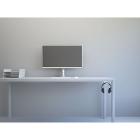 Produktbild för Multibrackets M Headset Holder monteringssats - för hörlurar/headset - vit