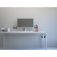 Produktbild för Multibrackets M Headset Holder monteringssats - för hörlurar/headset - vit