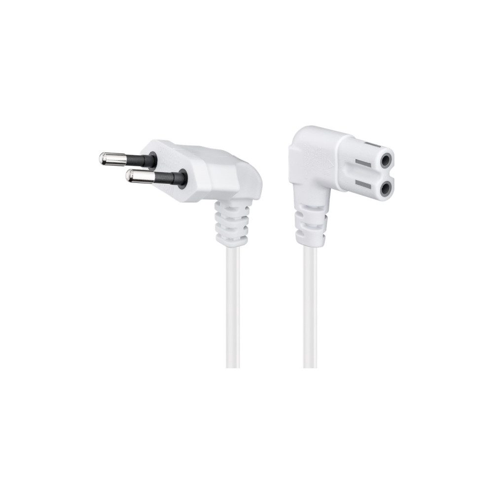 Produktbild för goobay - strömkabel - Eurokontakt till power IEC 60320 C7 - 5 m