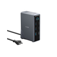 Produktbild för Anker 14-in-1 - dockningsstation - USB-C - 14 platser - 2 x HDMI - 1GbE