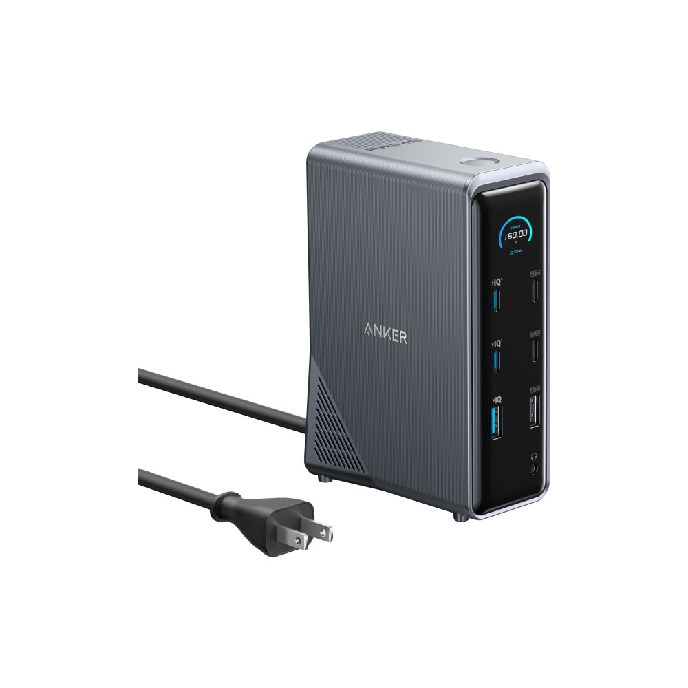 Produktbild för Anker 14-in-1 - dockningsstation - USB-C - 14 platser - 2 x HDMI - 1GbE
