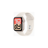 Produktbild för Apple Watch SE 3 (GPS) - stjärnljusaluminium - smart klocka med sportband - starlight - 64 GB