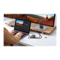 Produktbild för Anker PowerExpand 8-in-1 USB-C PD Media Hub - dockningsstation - USB-C - 2 x HDMI - 1GbE