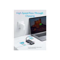 Produktbild för Anker PowerExpand 8-in-1 USB-C PD Media Hub - dockningsstation - USB-C - 2 x HDMI - 1GbE