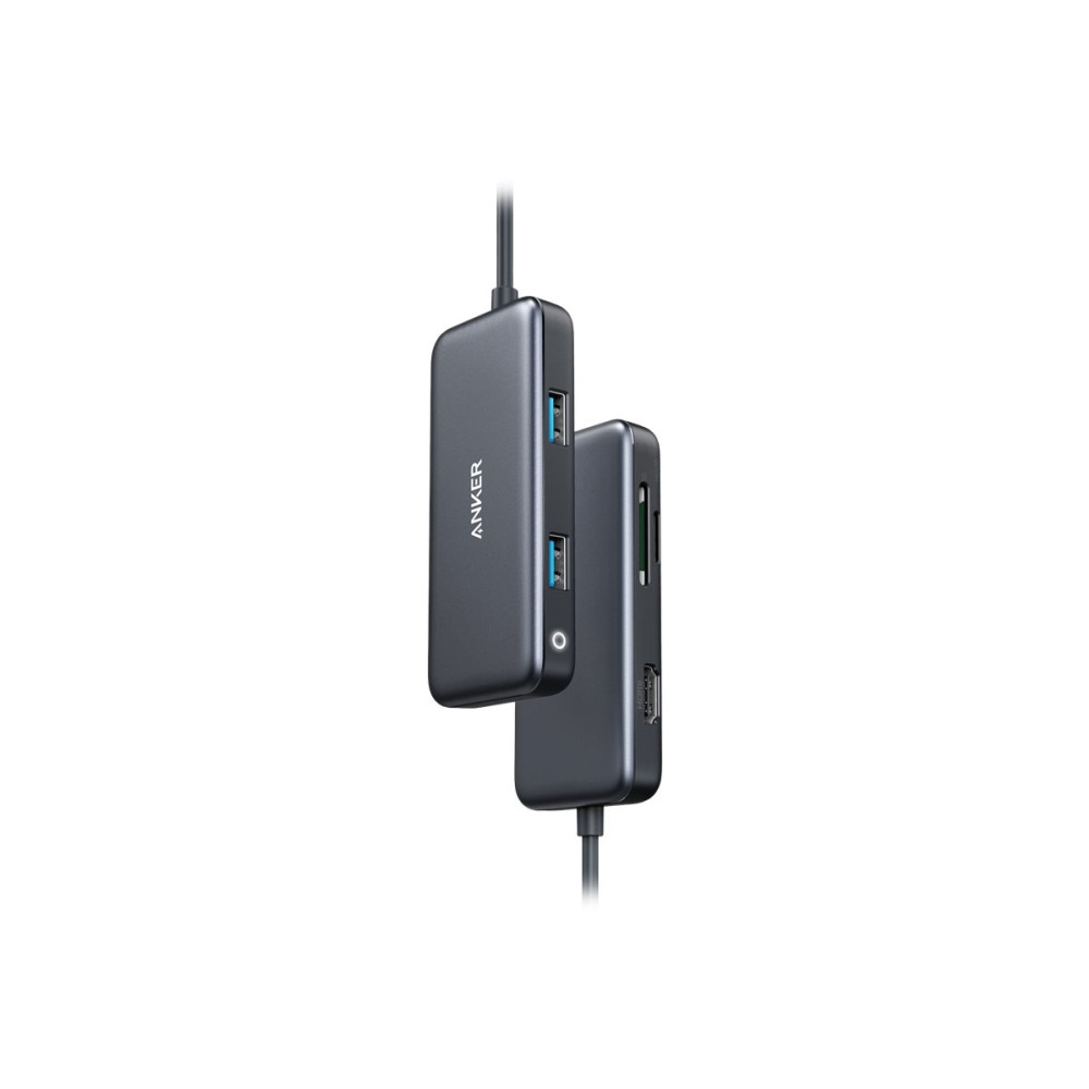 Produktbild för Anker PowerExpand 8-in-1 USB-C PD Media Hub - dockningsstation - USB-C - 2 x HDMI - 1GbE