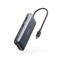 Produktbild för Anker PowerExpand 8-in-1 USB-C PD Media Hub - dockningsstation - USB-C - 2 x HDMI - 1GbE
