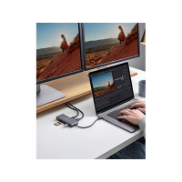 Produktbild för Anker PowerExpand 8-in-1 USB-C PD Media Hub - dockningsstation - USB-C - 2 x HDMI - 1GbE