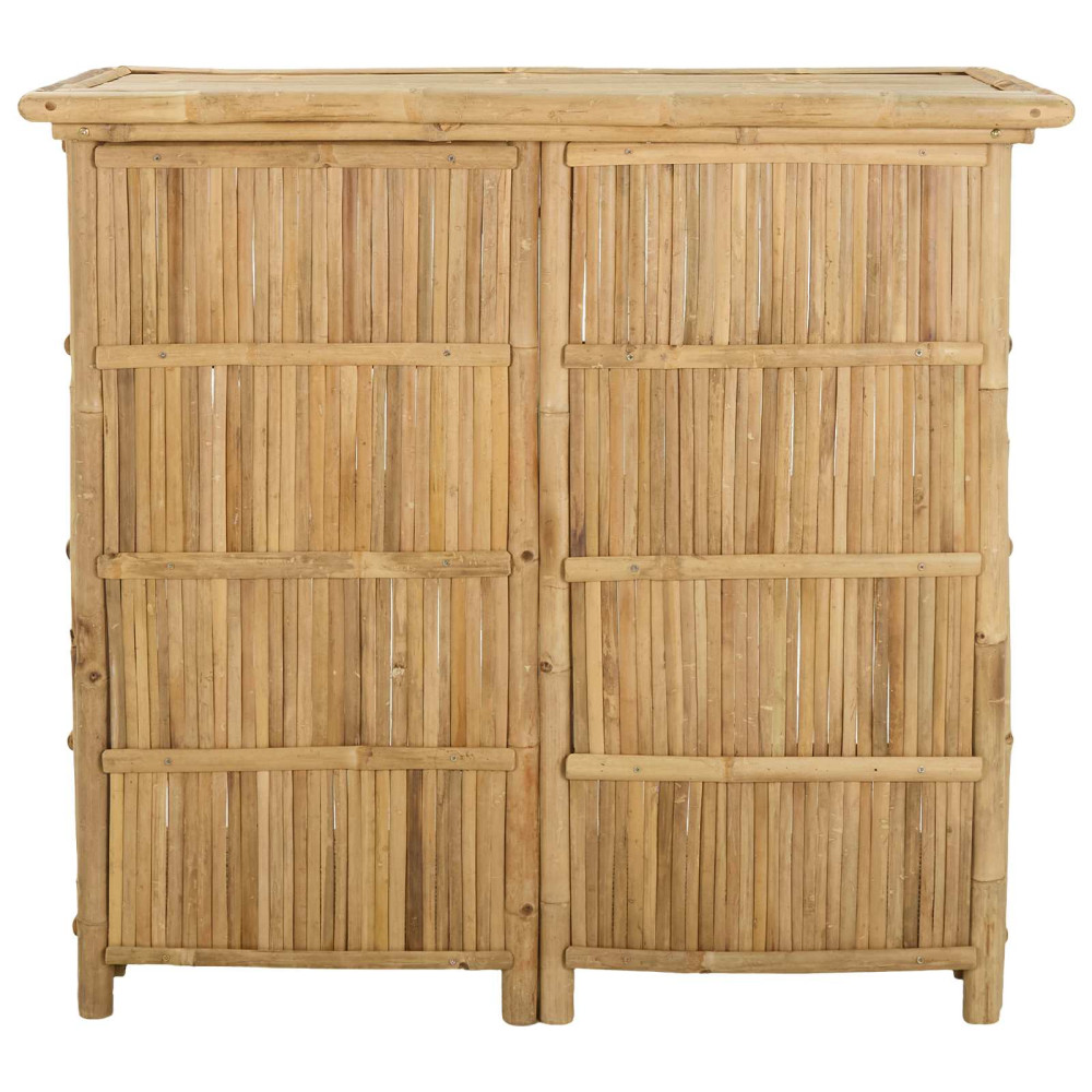 Produktbild för Utomhus Barbord Naturfärg 115 x 55 x 105 cm Bambus