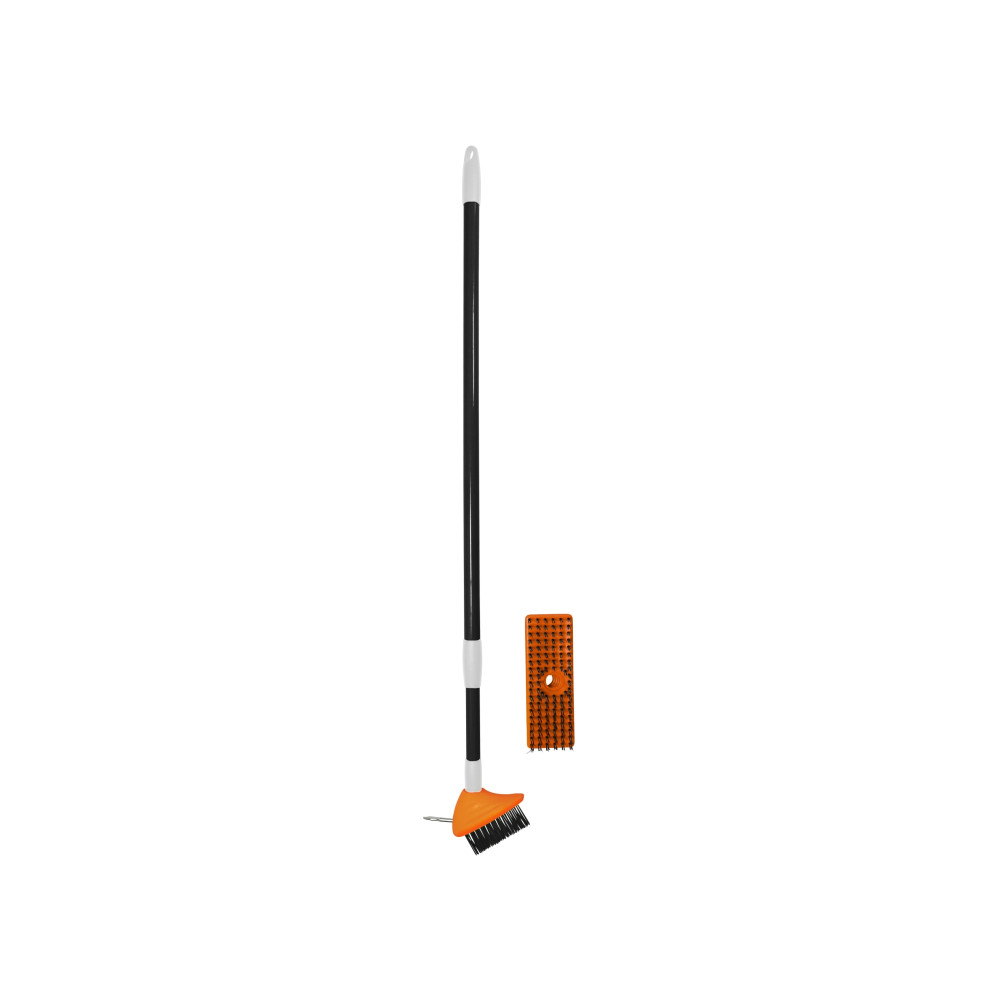 Produktbild för Home It Green it® kakelrengöring med 2 borstar och teleskops...