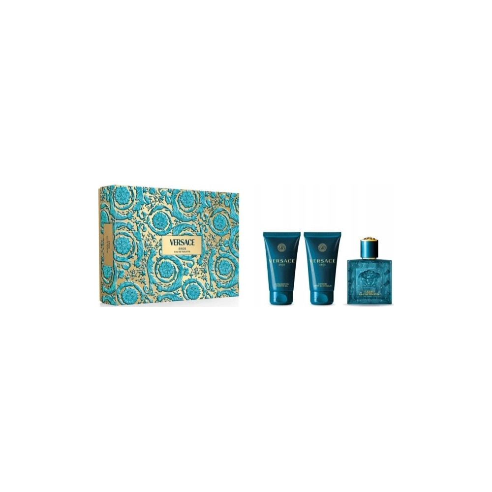 Produktbild för Versace Eros presentset för män EDT 50 ml + duschgel 50 ml +...