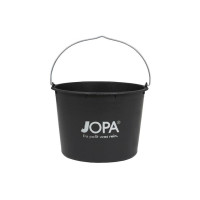 Produktbild för Jopa murarskopa 20L svart – återvunnen polyeten med galvanis...