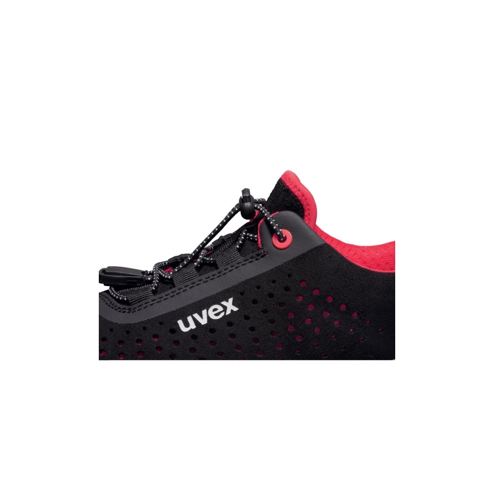 Produktbild för Uvex 1 G2, Unisex, Vuxen, Säkerhetsskor, Svart, Röd, EN, ESD...