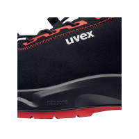 Produktbild för Uvex 1 x-craft, Unisex, Vuxen, Säkerhetsskor, Svart, Röd, EN...