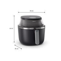Produktbild för Philips 3000 series Airfryer 7,2 l, Varmluftsfritös, 7,2 l,...