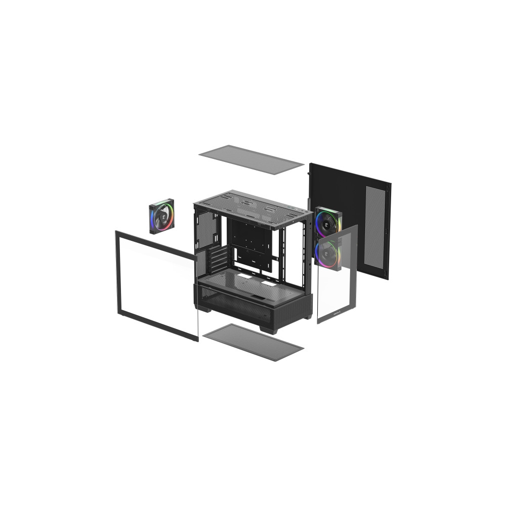 Produktbild för DeepCool CG380 3F - Micro-ATX - micro ATX