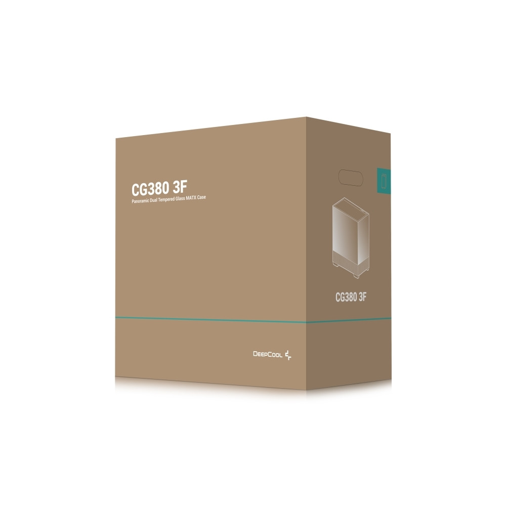 Produktbild för DeepCool CG380 3F - Micro-ATX - micro ATX