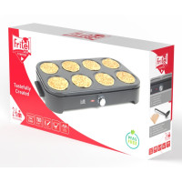 Produktbild för Fritel PM 2260, 8 pannkaka(r), Svart, 150 cm, Aluminium, Svä...