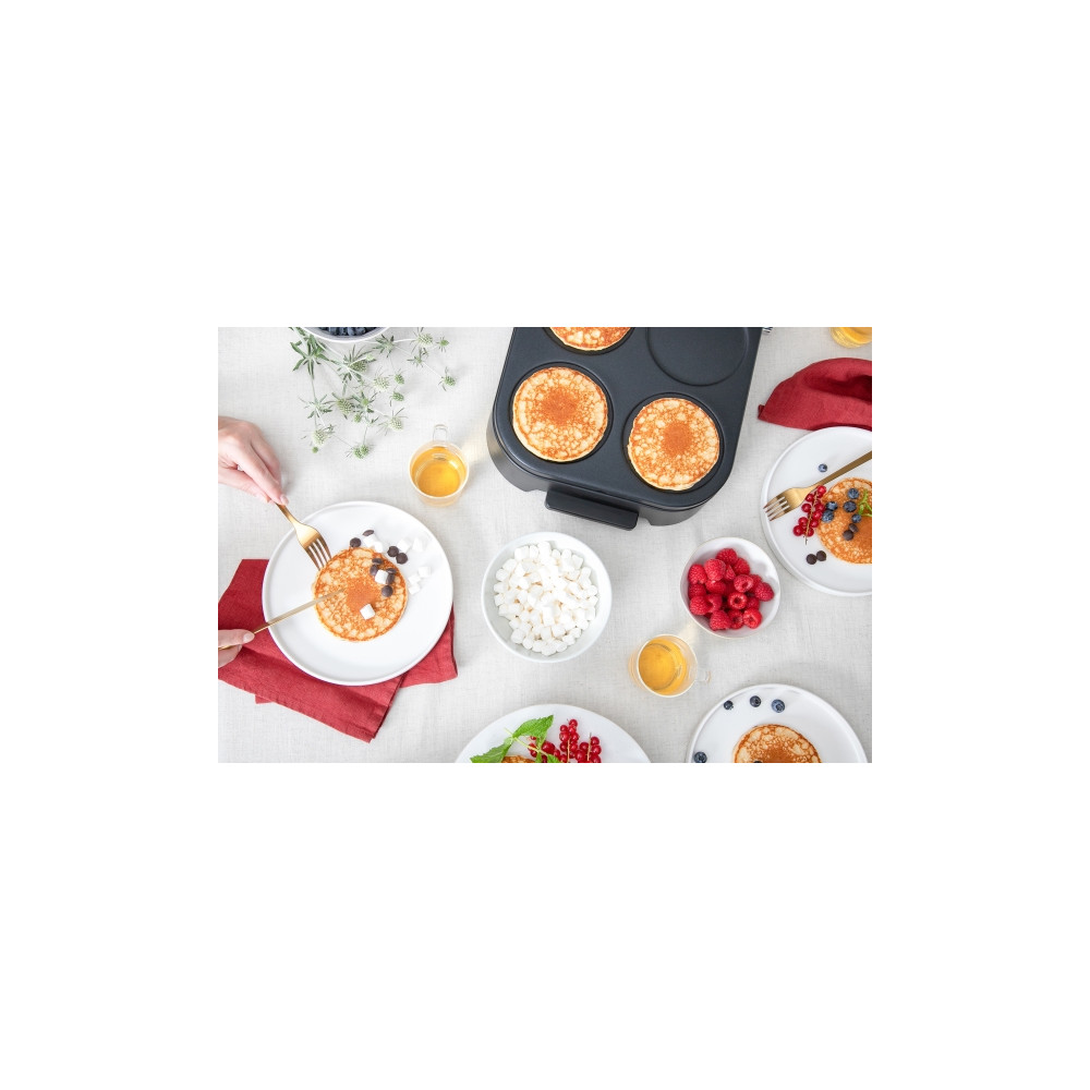 Produktbild för Fritel PM 2260, 8 pannkaka(r), Svart, 150 cm, Aluminium, Svä...