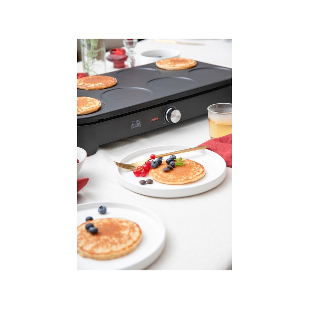 Produktbild för Fritel PM 2260, 8 pannkaka(r), Svart, 150 cm, Aluminium, Svä...