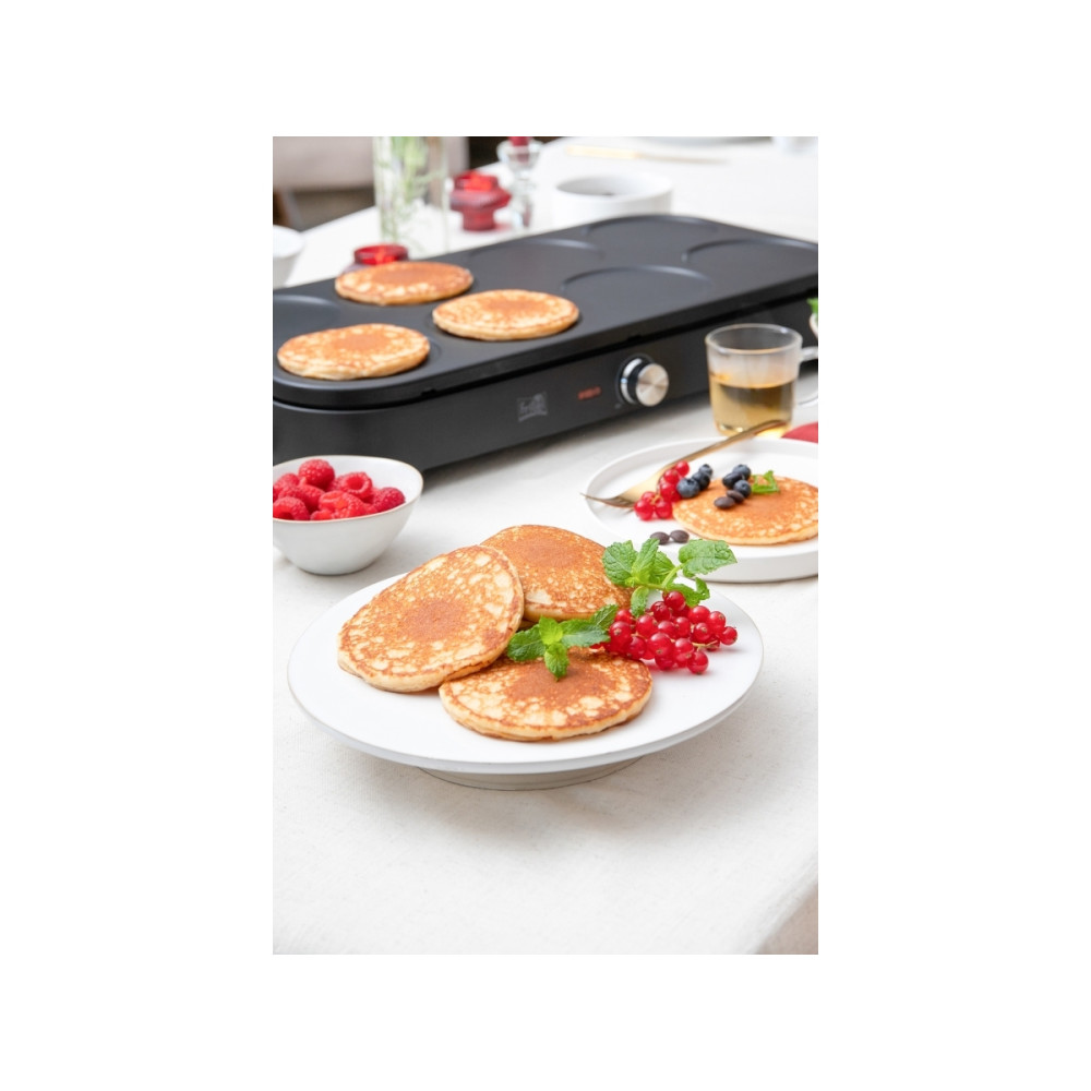 Produktbild för Fritel PM 2260, 8 pannkaka(r), Svart, 150 cm, Aluminium, Svä...