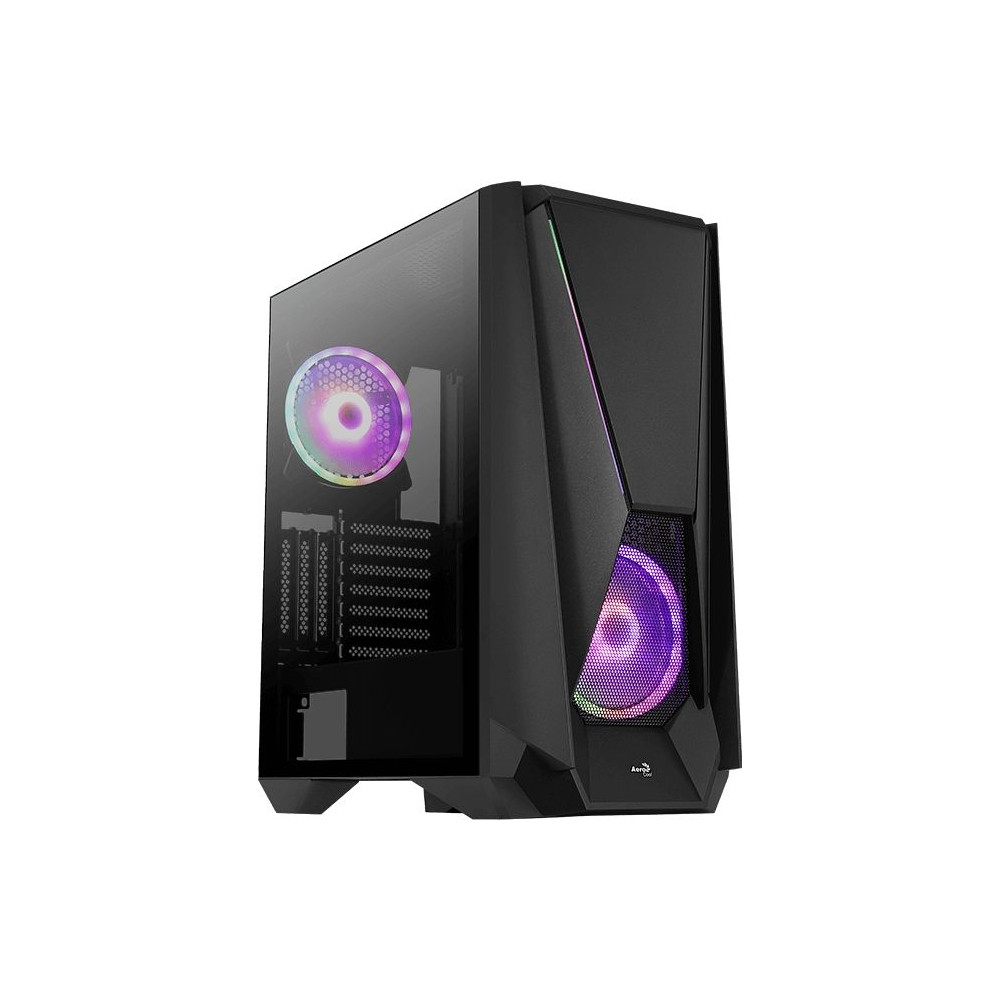 Produktbild för AeroCool Visor - Tempered Glass Edition - mid tower - utökad ATX