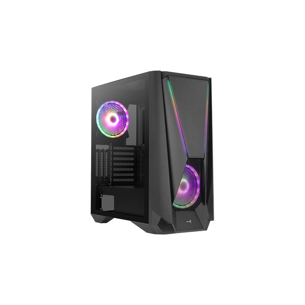 Produktbild för AeroCool Visor - Tempered Glass Edition - mid tower - utökad ATX