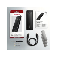 Produktbild för AXAGON EEM2-UB2 - förvaringslåda - M.2 NVMe Card / PCIe (NVMe) - USB-C 3.2 (Gen 2)