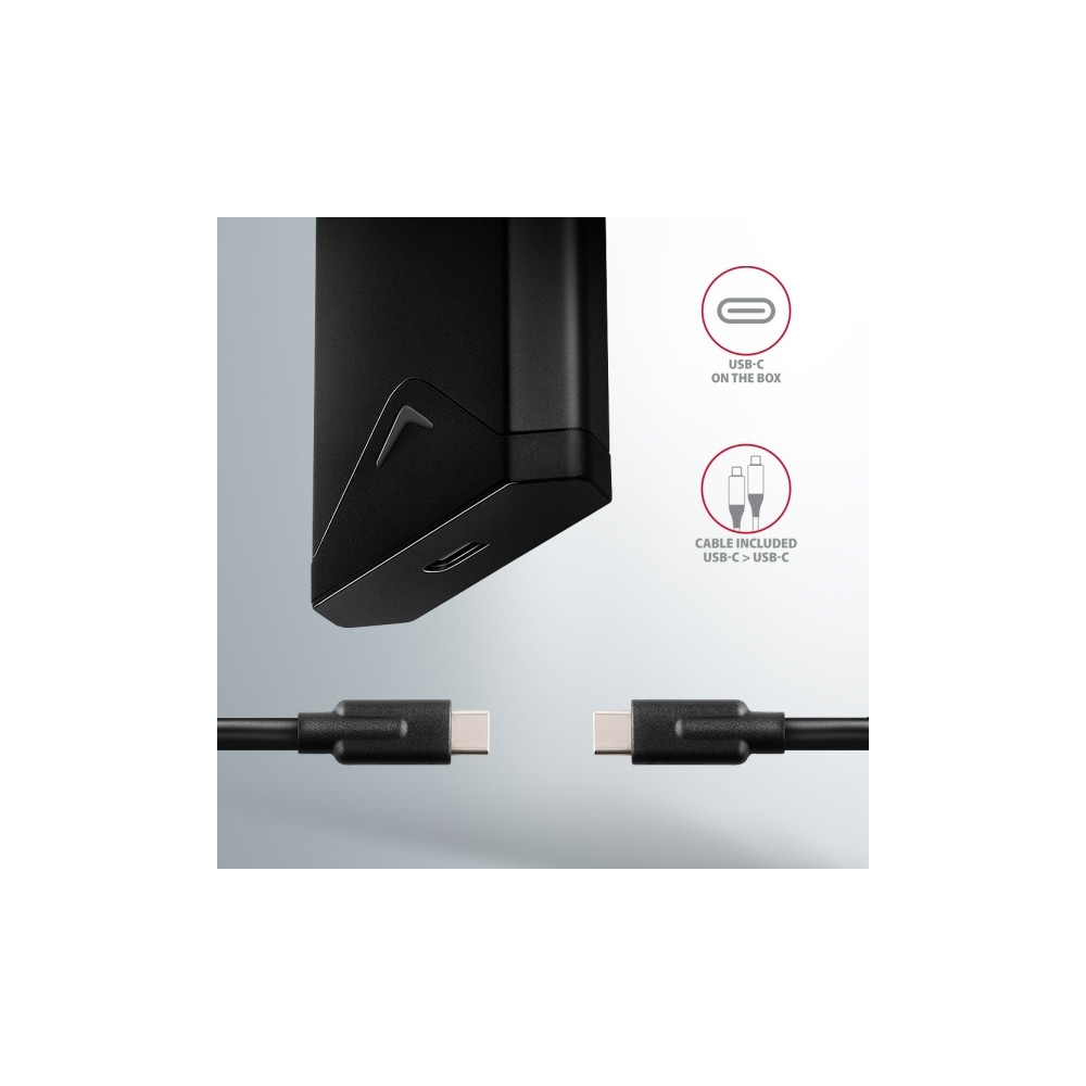 Produktbild för AXAGON EEM2-UB2 - förvaringslåda - M.2 NVMe Card / PCIe (NVMe) - USB-C 3.2 (Gen 2)