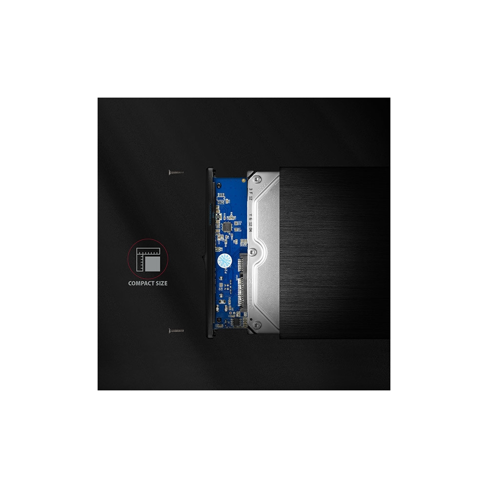 Produktbild för AXAGON EE35-XA3 - förvaringslåda - SATA 3Gb/s - USB 3.2 (Gen 1)