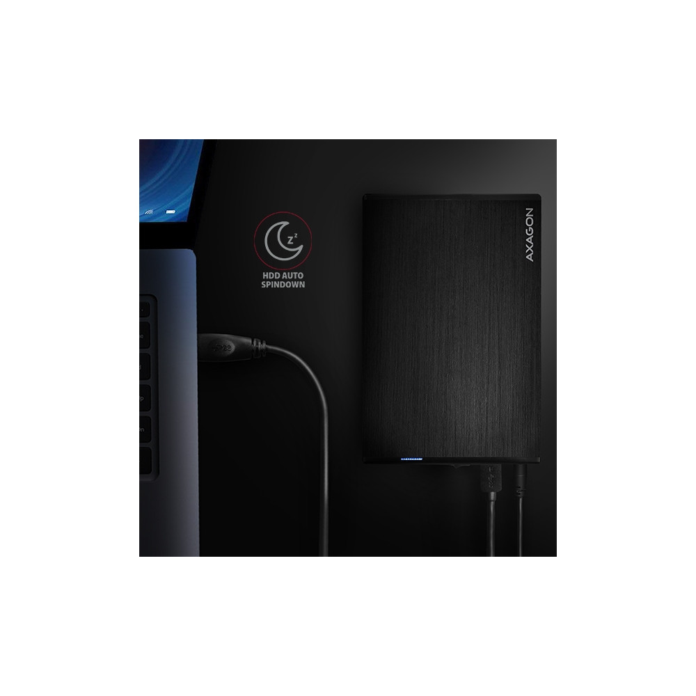 Produktbild för AXAGON EE35-XA3 - förvaringslåda - SATA 3Gb/s - USB 3.2 (Gen 1)