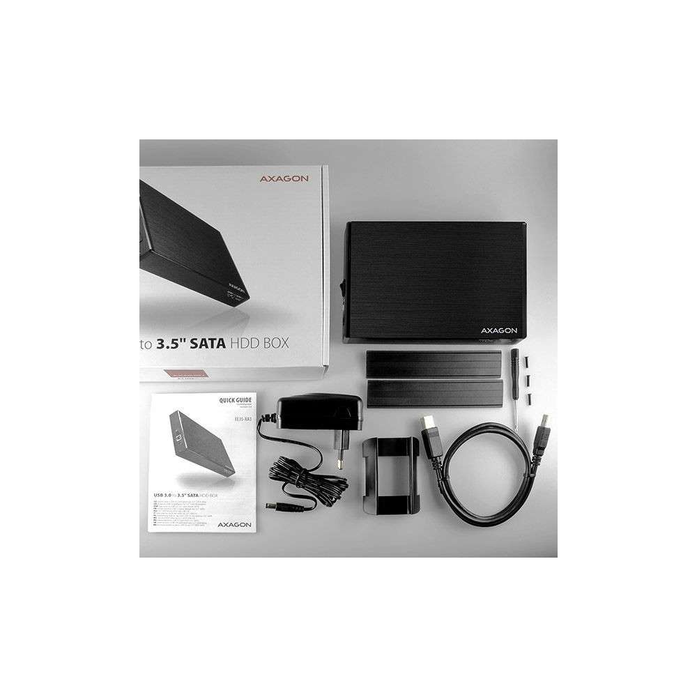 Produktbild för AXAGON EE35-XA3 - förvaringslåda - SATA 3Gb/s - USB 3.2 (Gen 1)
