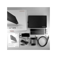 Produktbild för AXAGON EE35-XA3 - förvaringslåda - SATA 3Gb/s - USB 3.2 (Gen 1)