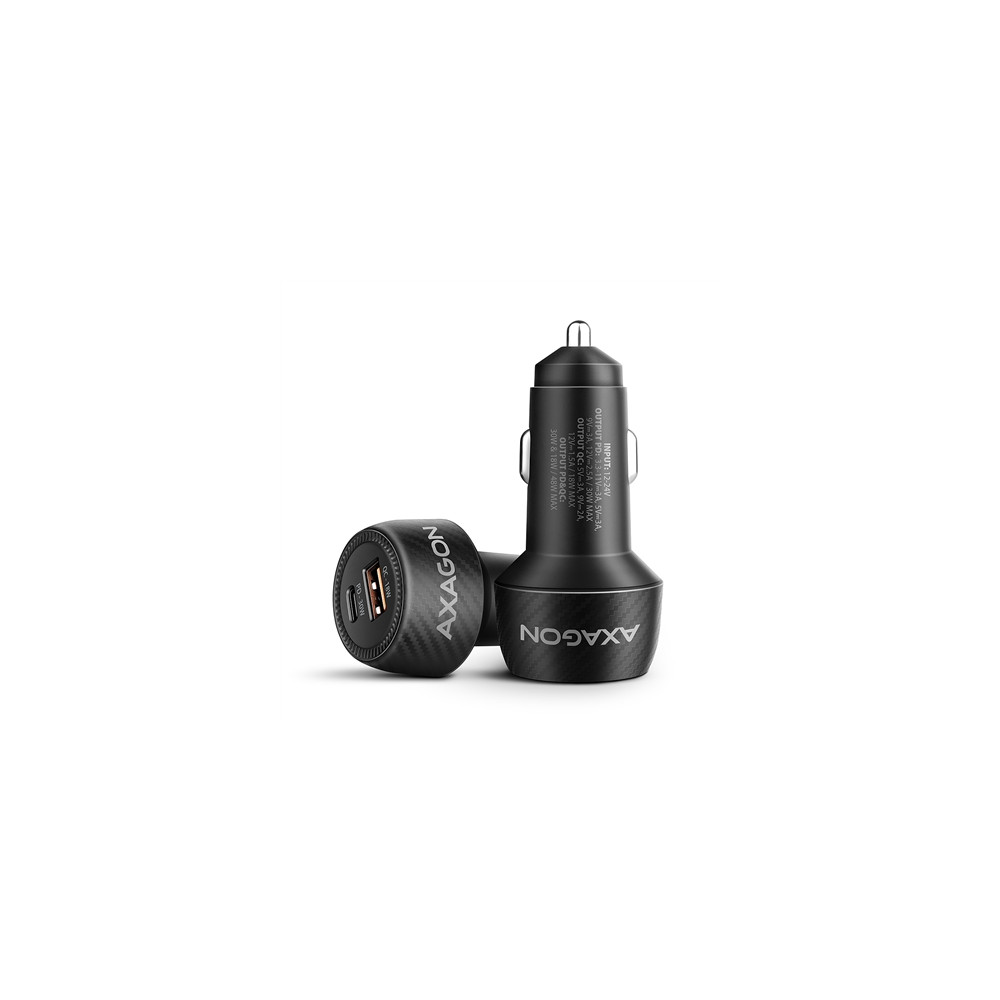 Produktbild för AXAGON PWC-PQ48 bil-laddare USB-C med Power Delivery 3, USB-...