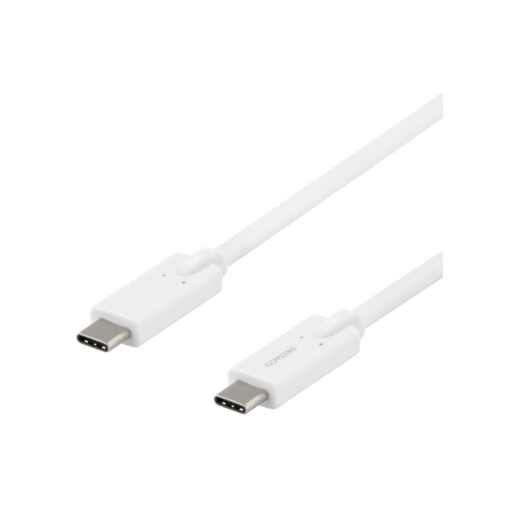 Produktbild för DELTACO USBC-1504 - USB typ C-kabel - 24 pin USB-C till 24 pin USB-C - 2 m