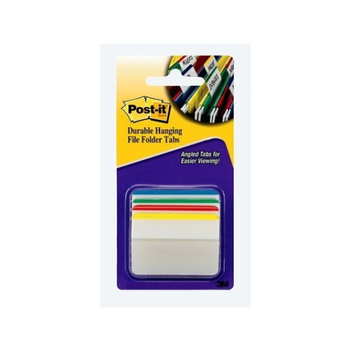 3M Indexflikar Post-it Index, kraftiga, stor, 4 ass. färger, 4...