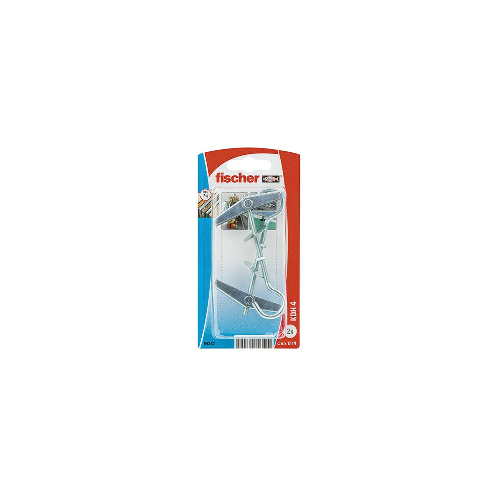 Produktbild för Fischer 84342, Expansionsplugg, Tegel, Betong, Gipsskiva, Me...