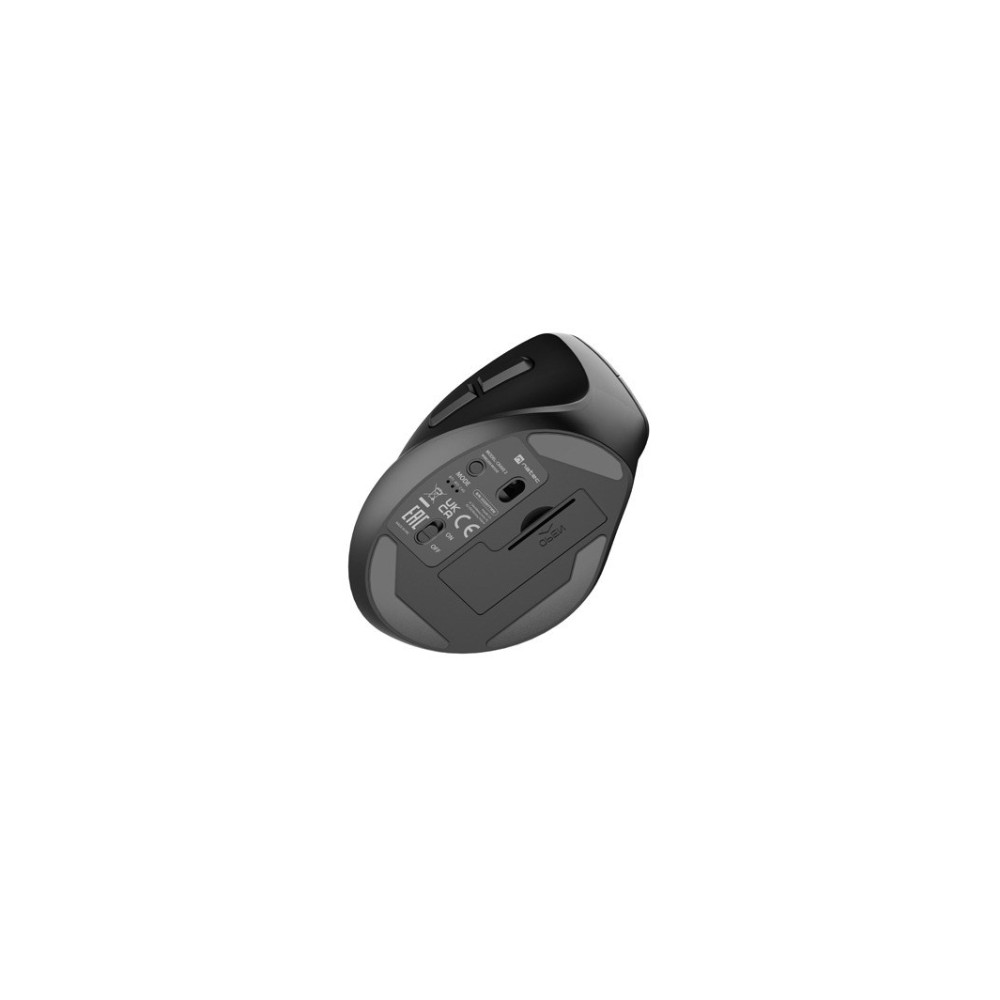 Produktbild för Natec CRAKE 2 - vertikal mus - Bluetooth 5.0, 2.4 GHz - svart