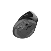 Produktbild för Natec CRAKE 2 - vertikal mus - Bluetooth 5.0, 2.4 GHz - svart