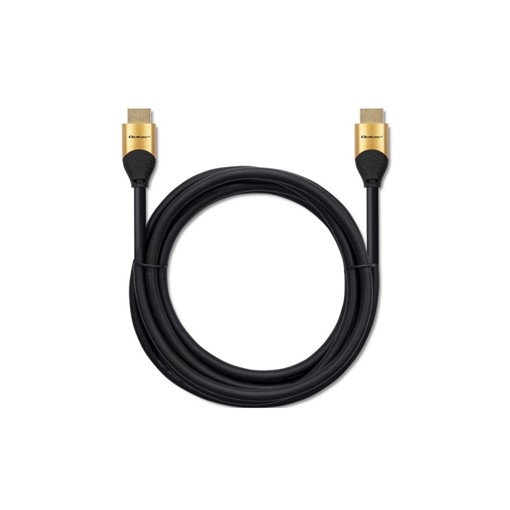 Produktbild för Qoltec GOLD - HDMI-kabel med Ethernet - 5 m