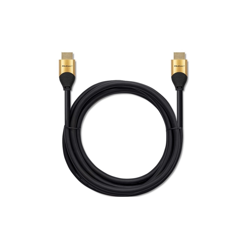 Produktbild för Qoltec GOLD - HDMI-kabel med Ethernet - 5 m