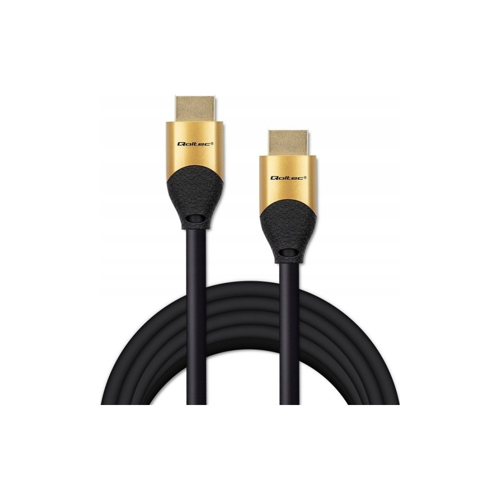 Produktbild för Qoltec GOLD - HDMI-kabel med Ethernet - 5 m