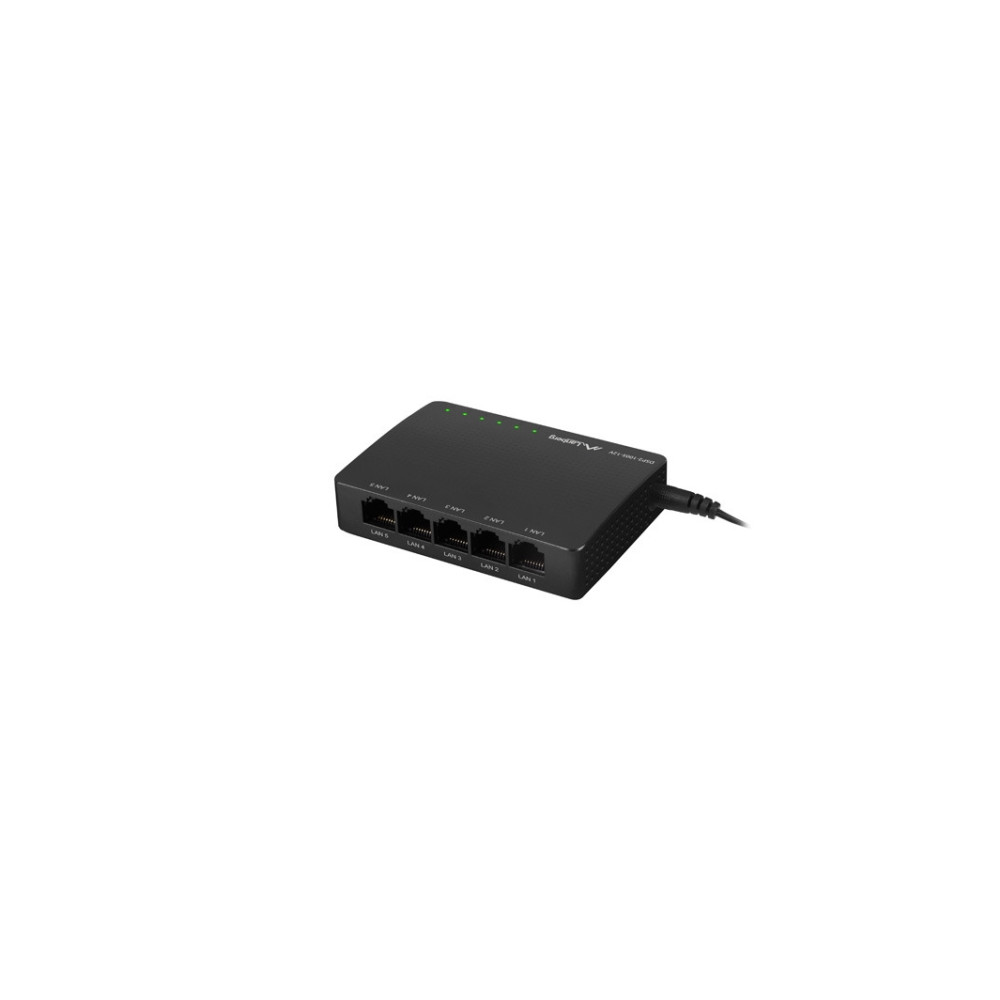 Produktbild för Lanberg DSP2-1005-12V - switch - 5 portar - ohanterad
