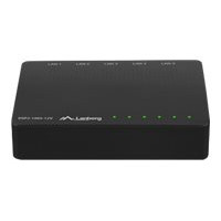 Produktbild för Lanberg DSP2-1005-12V - switch - 5 portar - ohanterad