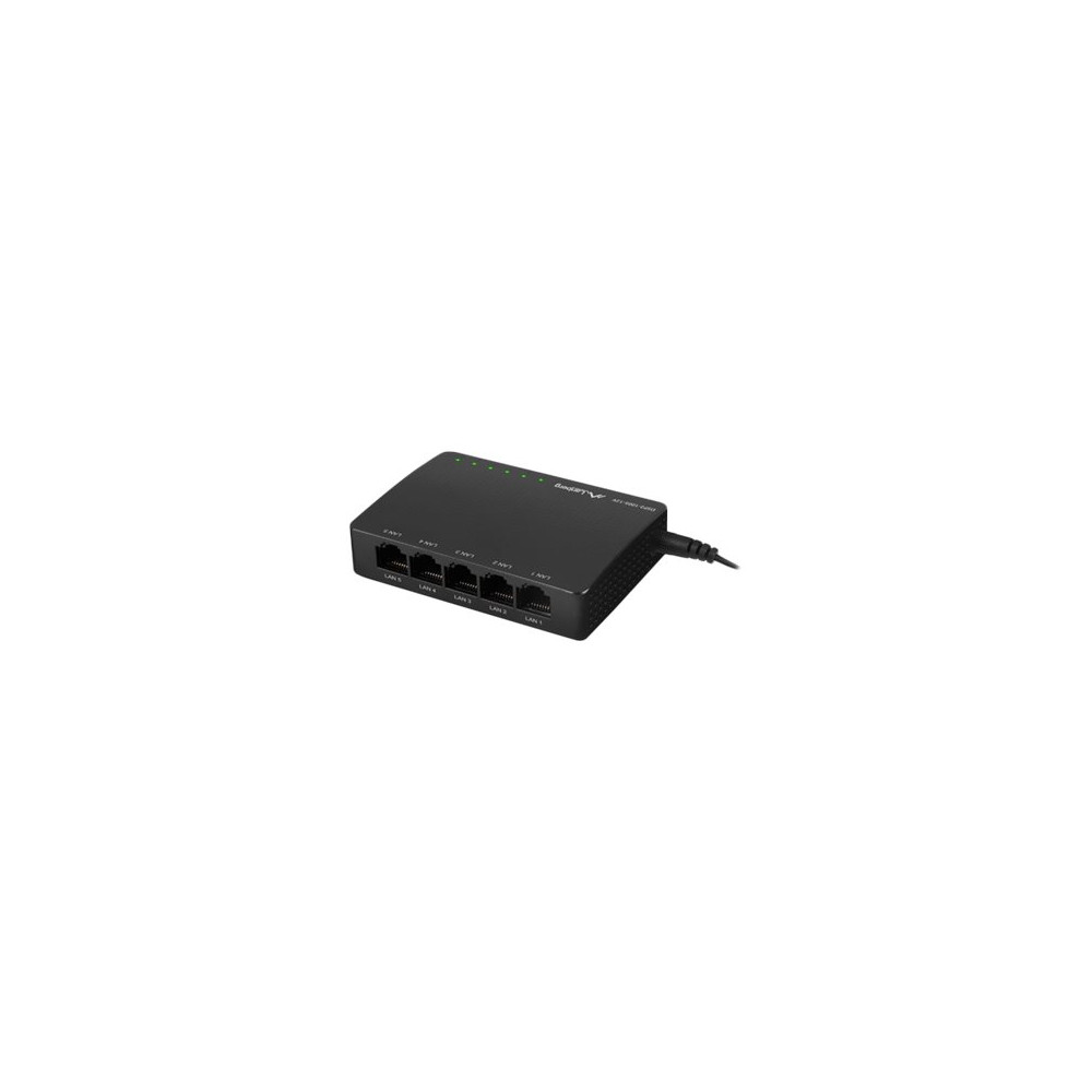 Produktbild för Lanberg DSP2-1005-12V - switch - 5 portar - ohanterad