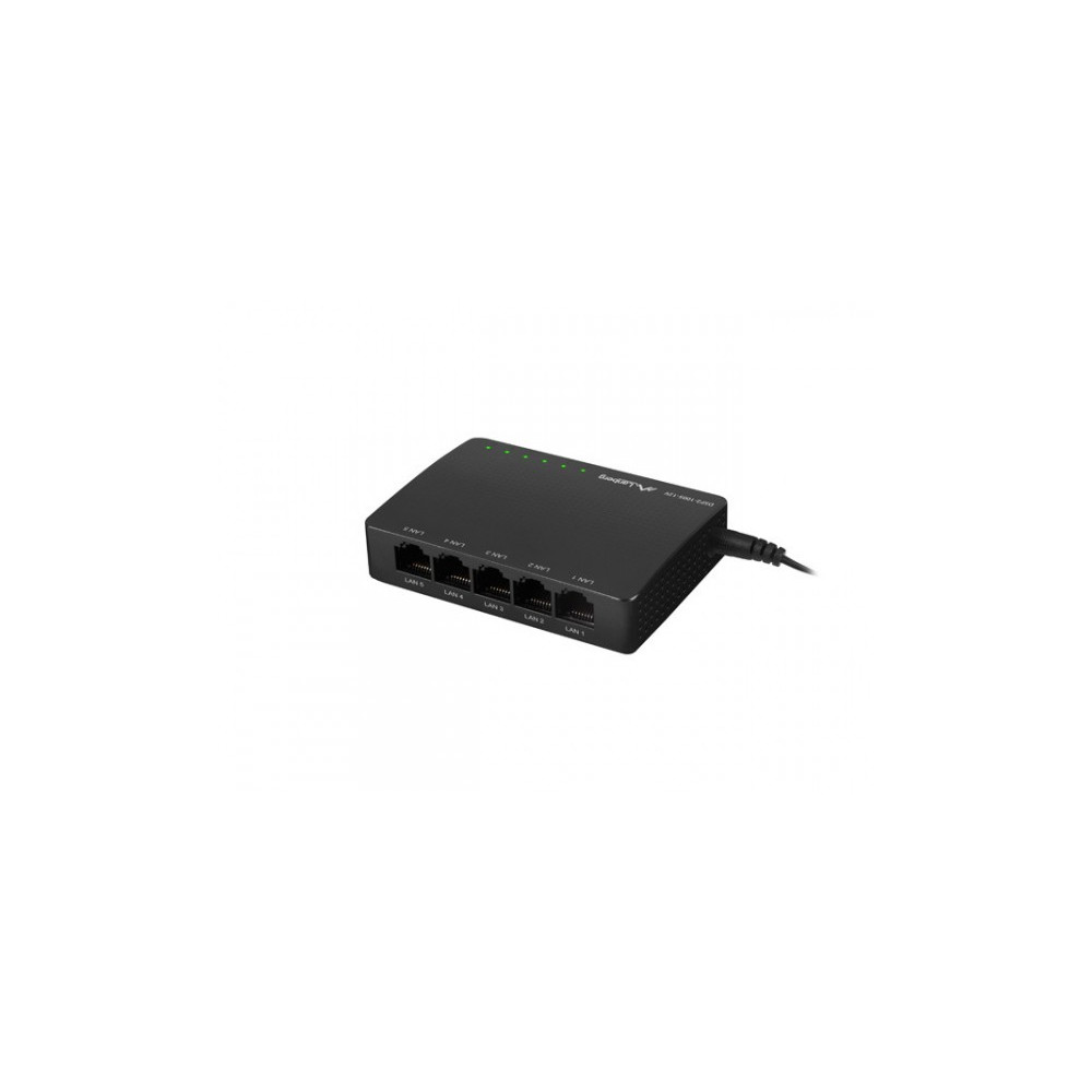 Produktbild för Lanberg DSP2-1005-12V - switch - 5 portar - ohanterad