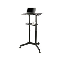 Produktbild för TECHly vagn - för notebook/tangentbord/mus - svart