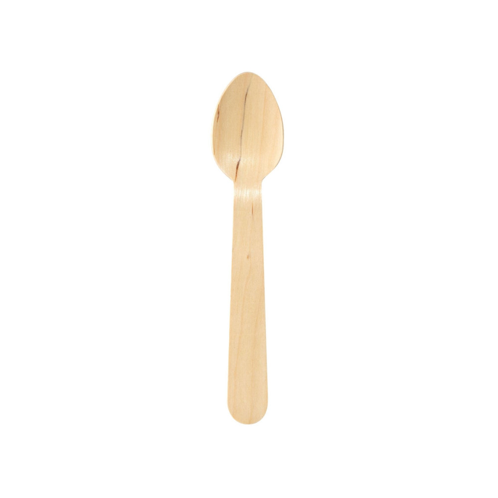 Produktbild för Bestick Duni teskedar vaxbehandlade 11 cm, förpackning 100 s...