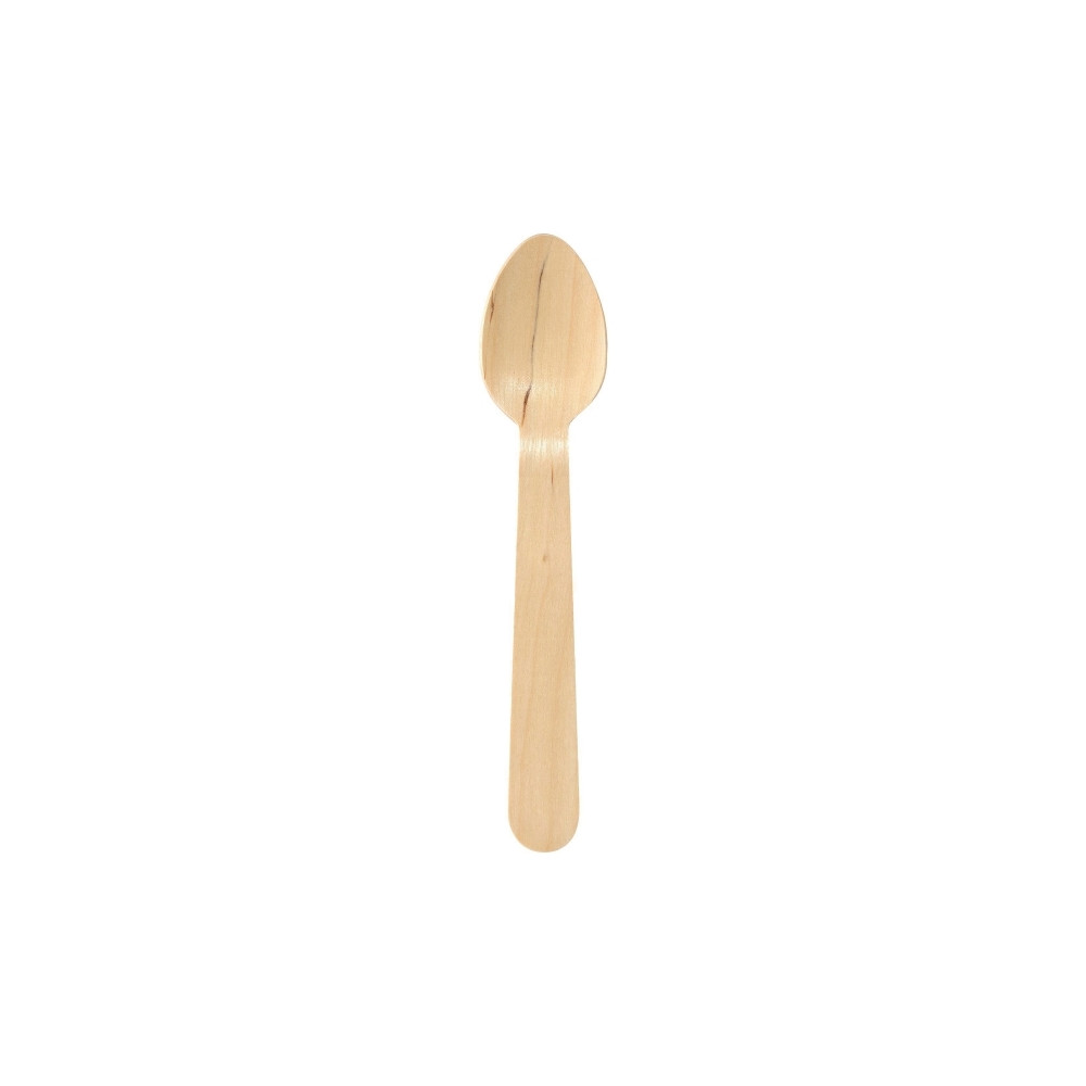 Produktbild för Bestick Duni teskedar vaxbehandlade 11 cm, förpackning 100 s...