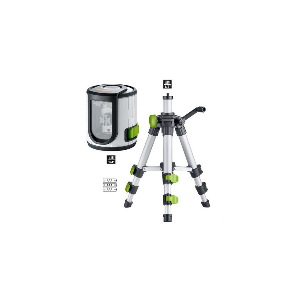 Produktbild för Laserliner EasyCross-laser arbetsset krysslinjelaser självni...