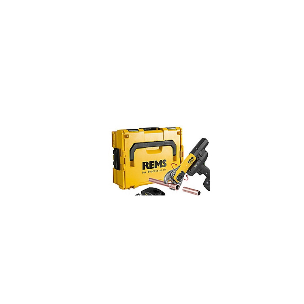 Produktbild för REMS Kompakt 14,4 V batteripress för Ø 10–40 mm. Vridbar käk...